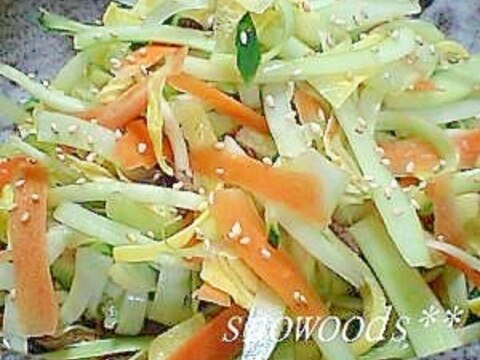 山ウドと野菜のサラダ